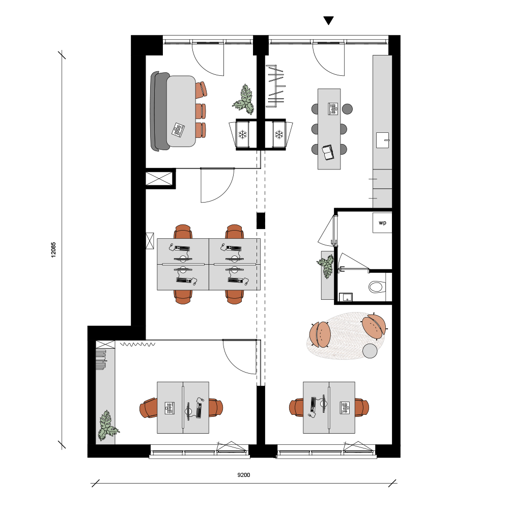 Twee gekoppelde werkstudio’s